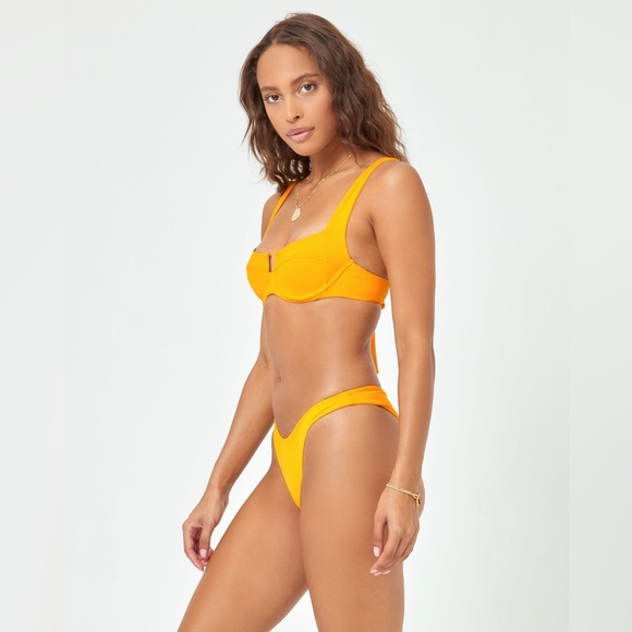 L*Space Camellia Bikini Top, Size Medium, $114 - Picture 3 of 7